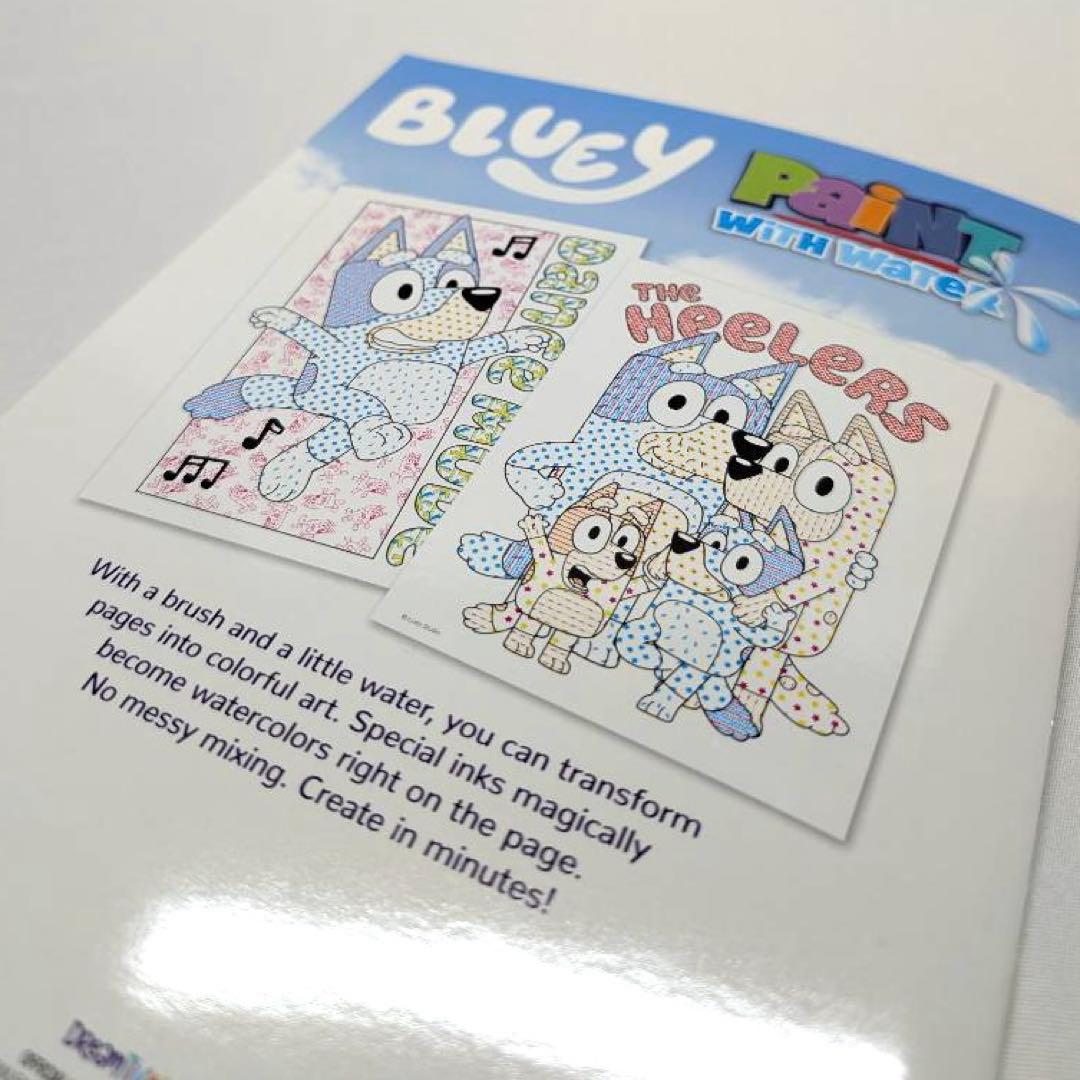 ブルーイ おままごと 知育ブック シール アクティビティ 水ぬりえ ディズニー