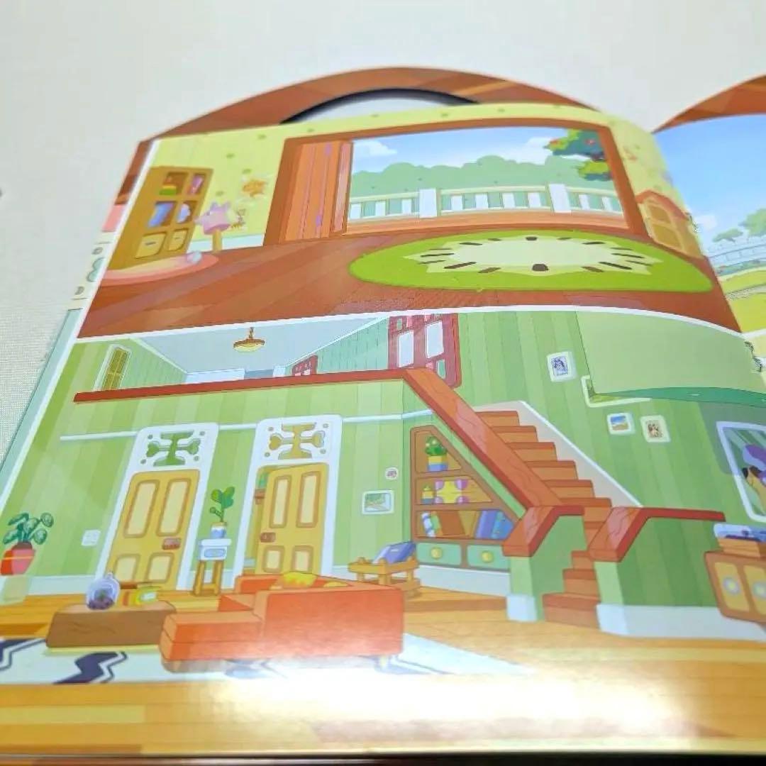 ブルーイ おままごと 知育ブック シール アクティビティ 水ぬりえ ディズニー