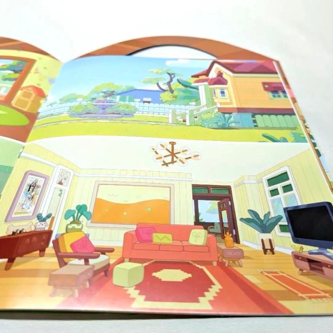 ブルーイ おままごと 知育ブック シール アクティビティ 水ぬりえ ディズニー