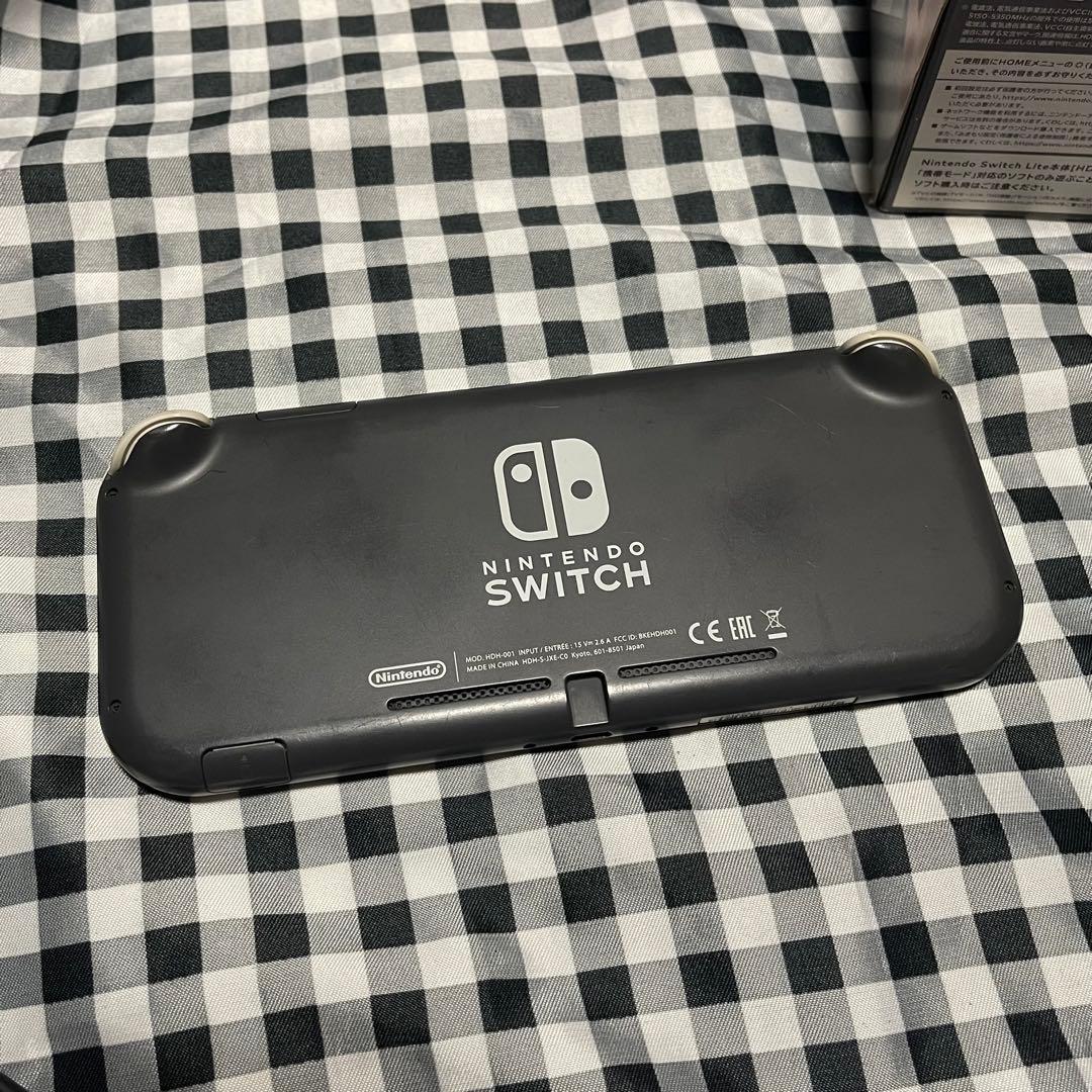 Switch Lite グレー 本体　右スティック一部不良(ジャンク)