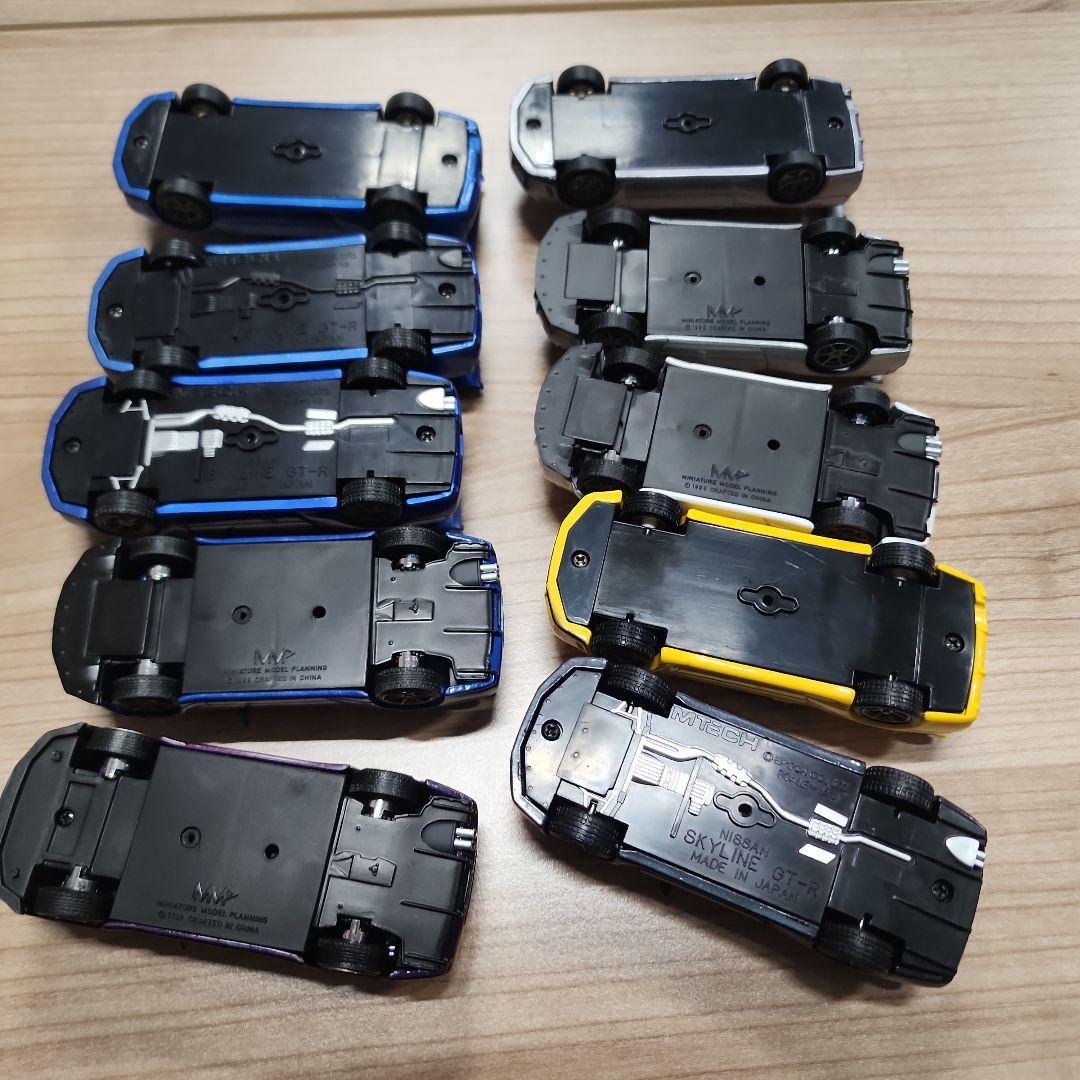 スカイラインGT-R R34ミニカー10台セット