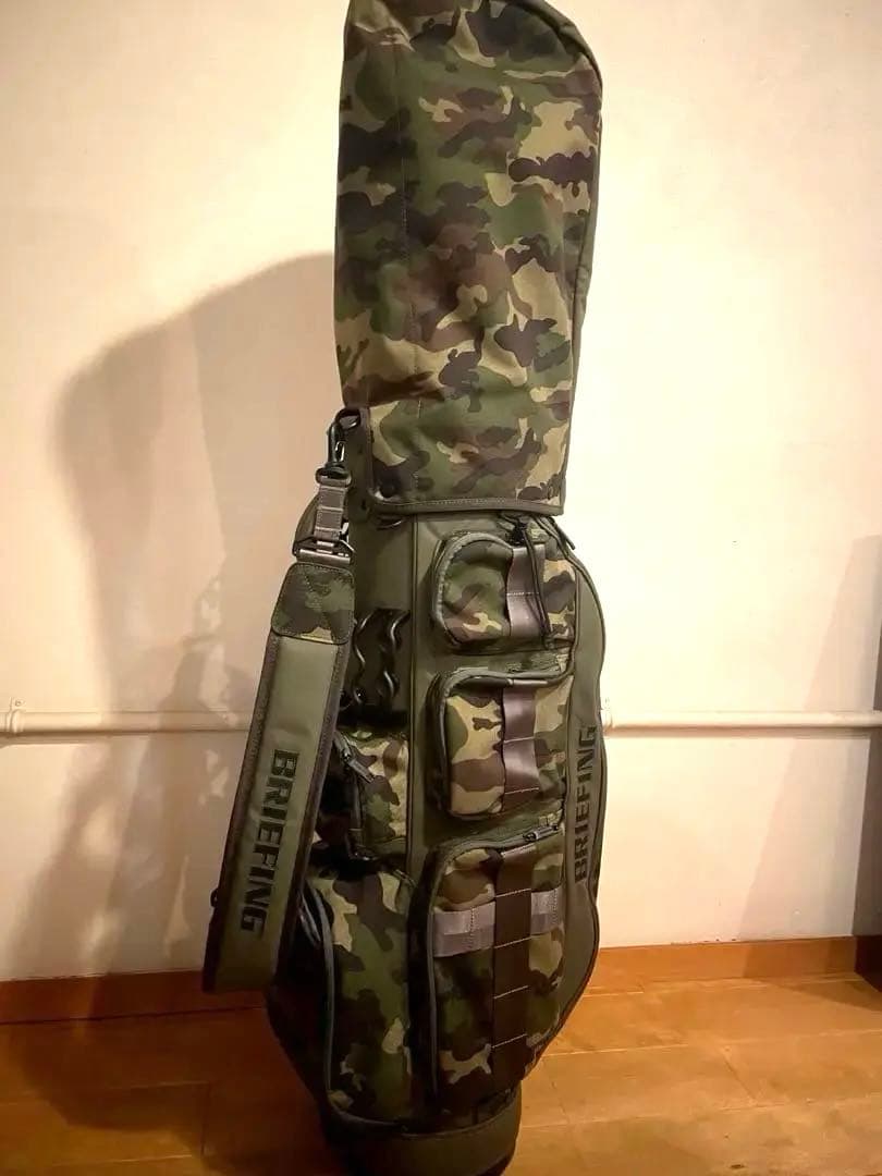 ブリーフィング　キャディーバッグ　カモフラ　ゴルフバッグ　限定モデル　早い者勝ち