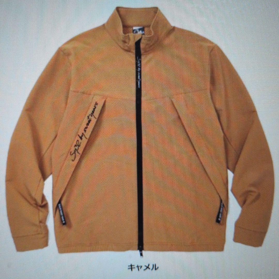 SY32:メンズ:Lサイズ:フルジップ ジャケット:キャメル色