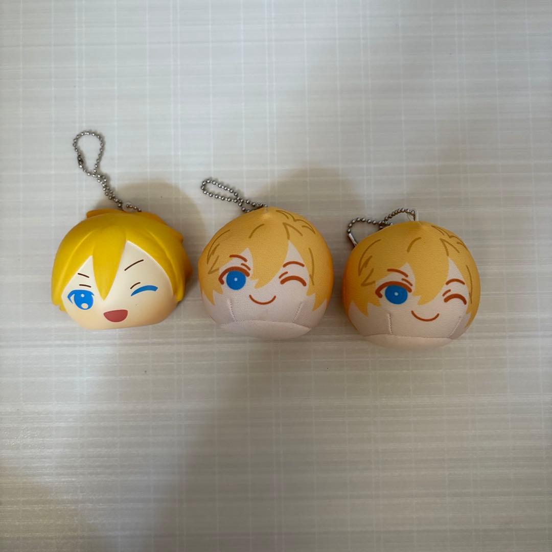 六弥ナギ　缶バッジ、ストラップ、ぬいぐるみセット(バラ売り可能)