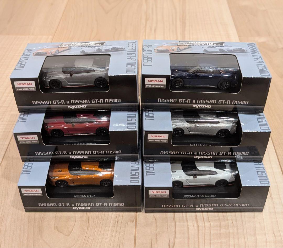 新品 京商 NISSAN ミニカーコレクションGT-R& NISMO2車種6種類