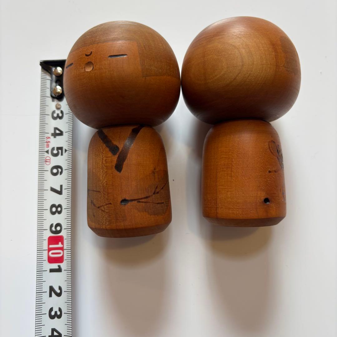 【希少】 けん一 こけし 春秋 ペアセット 中里スキー場