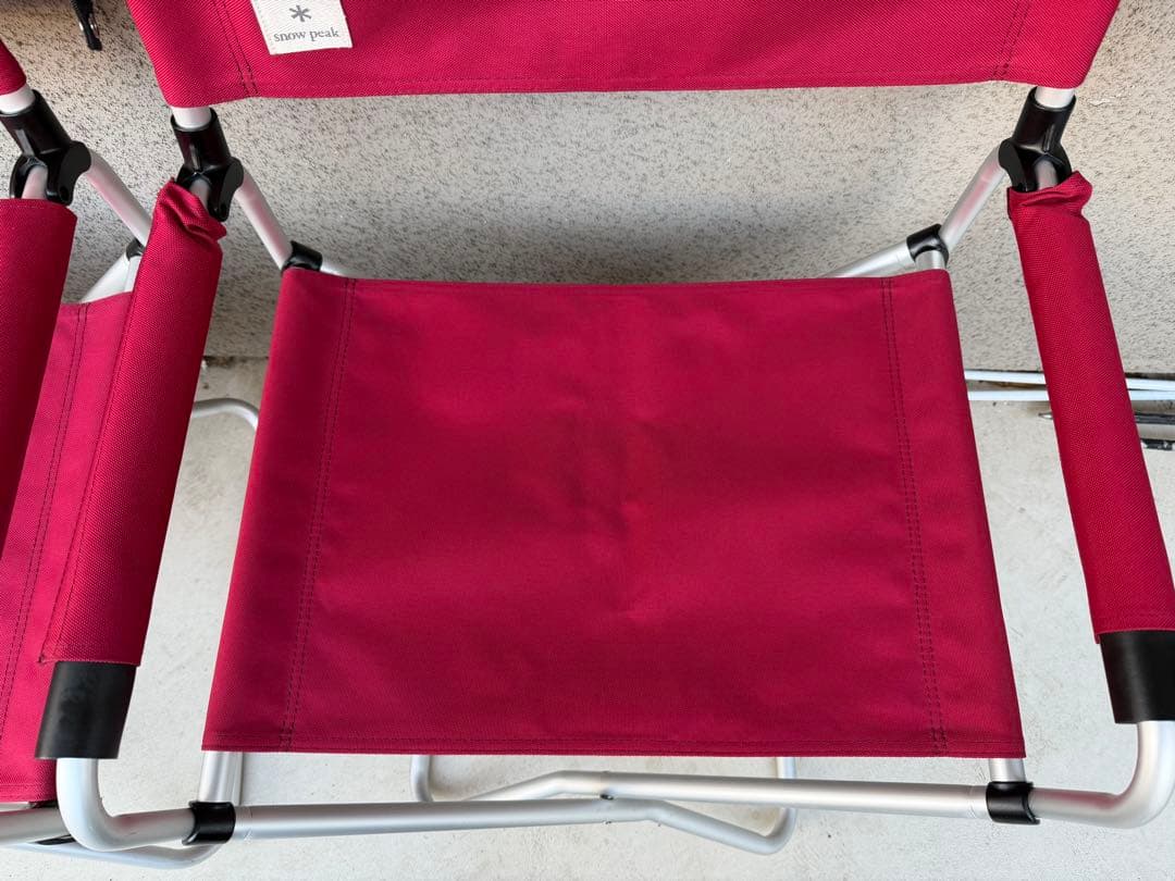 スノーピーク　FDチェアワイド RD 2脚セット