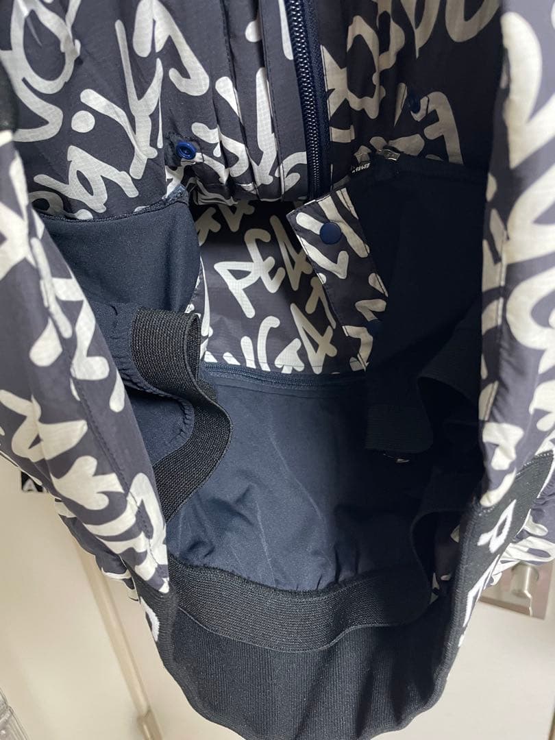 未使用品　PEARLY GATES ロゴプリントジャケット　4サイズL ネイビー