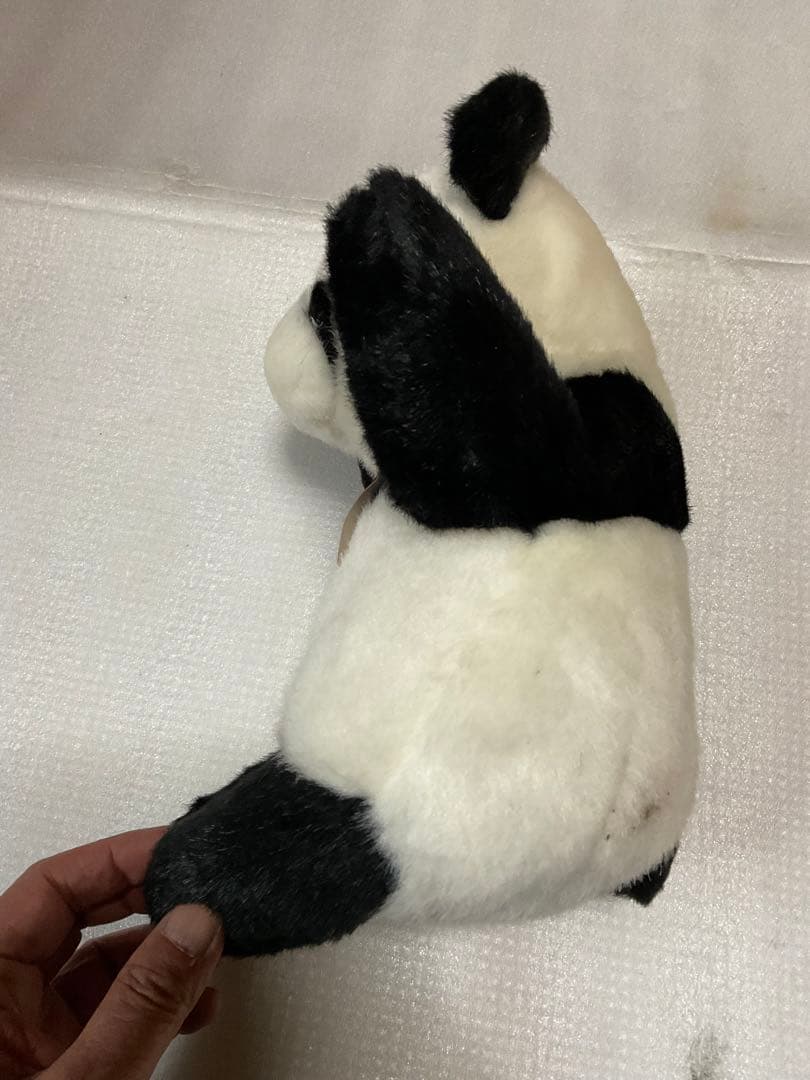 パンダのぬいぐるみ「ニイハオパンダ」中国製【新品未使用品ですがお尻の左側汚れ有】