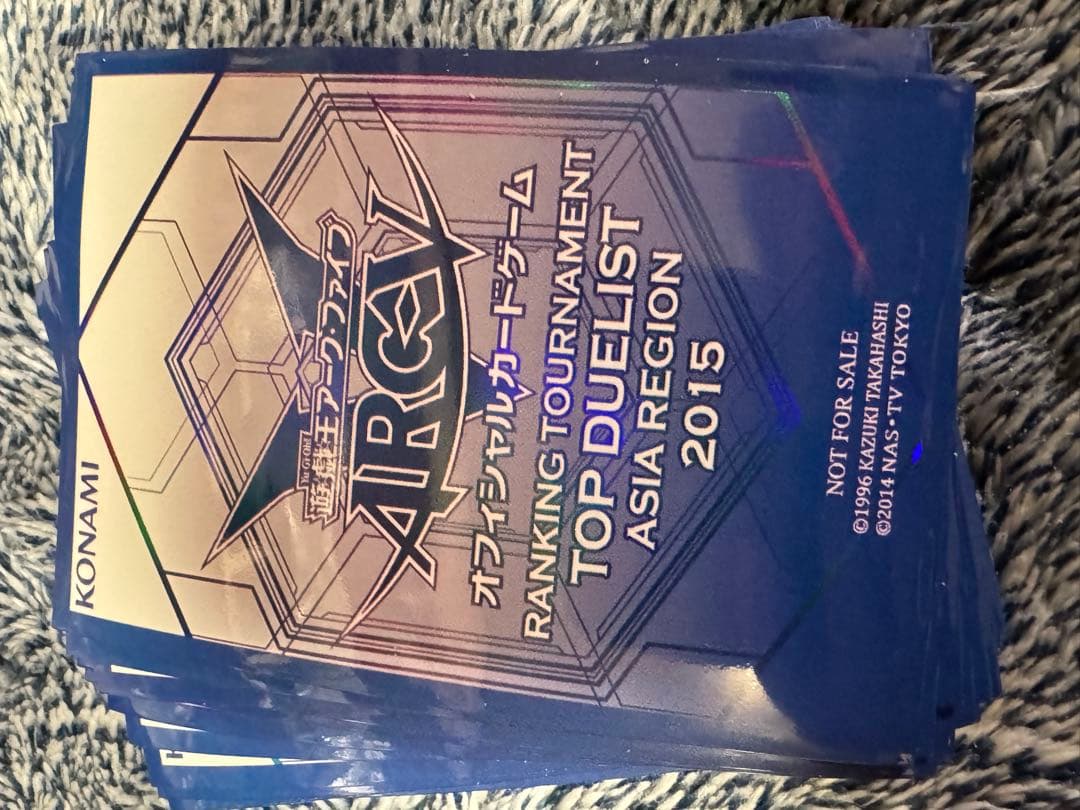 遊戯王　ASIA REGION 2015 スリーブ