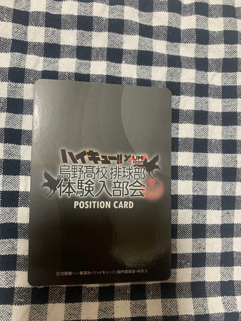 ハイキュー!! 月島蛍 ポジションカード #11