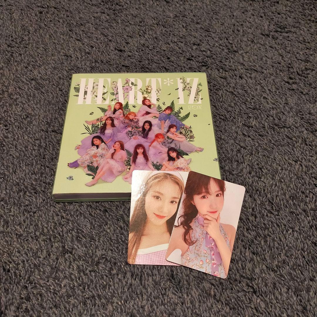 IZ*ONE通常盤アルバムCDセット ポスター・クリアファイル付き