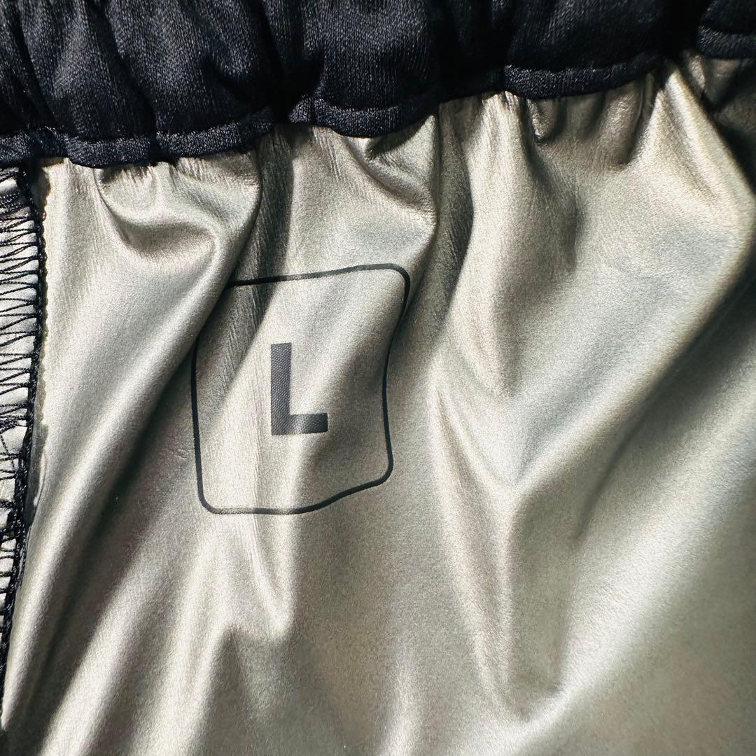 ほぼ未使用 美品 zauna ザウナスーツ上下セット セットアップ 黒 サイズL