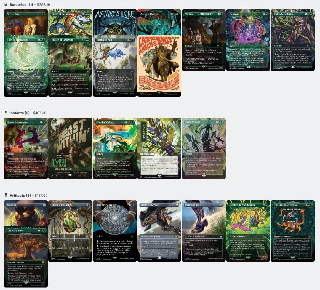 ヴォリンクレックス　フルボーダーレス統率者デッキ+サプライまとめ売り