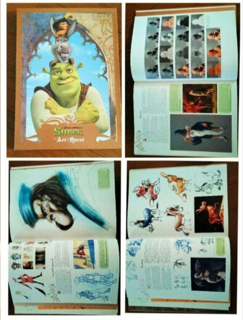 野生の島のロズの制作社会　アートブック　シュレック設定資料集　長ぐつをはいたネコ