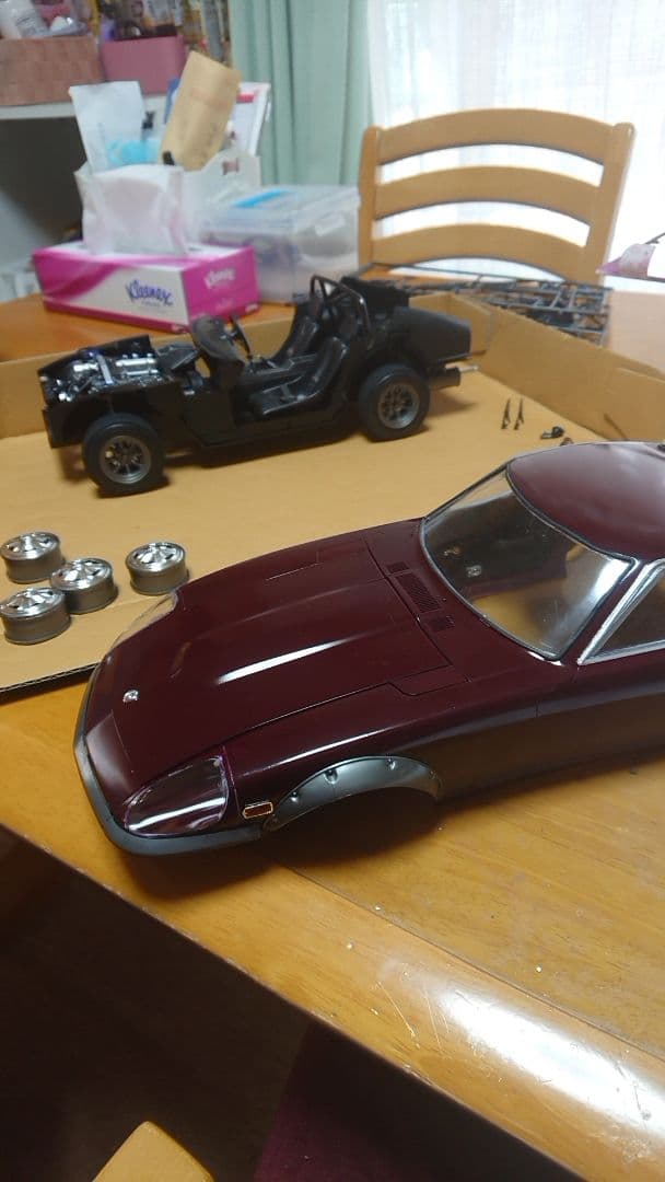 タミヤ1/12スケール日産フェアレディZカスタム♪プラモデル完成品♪