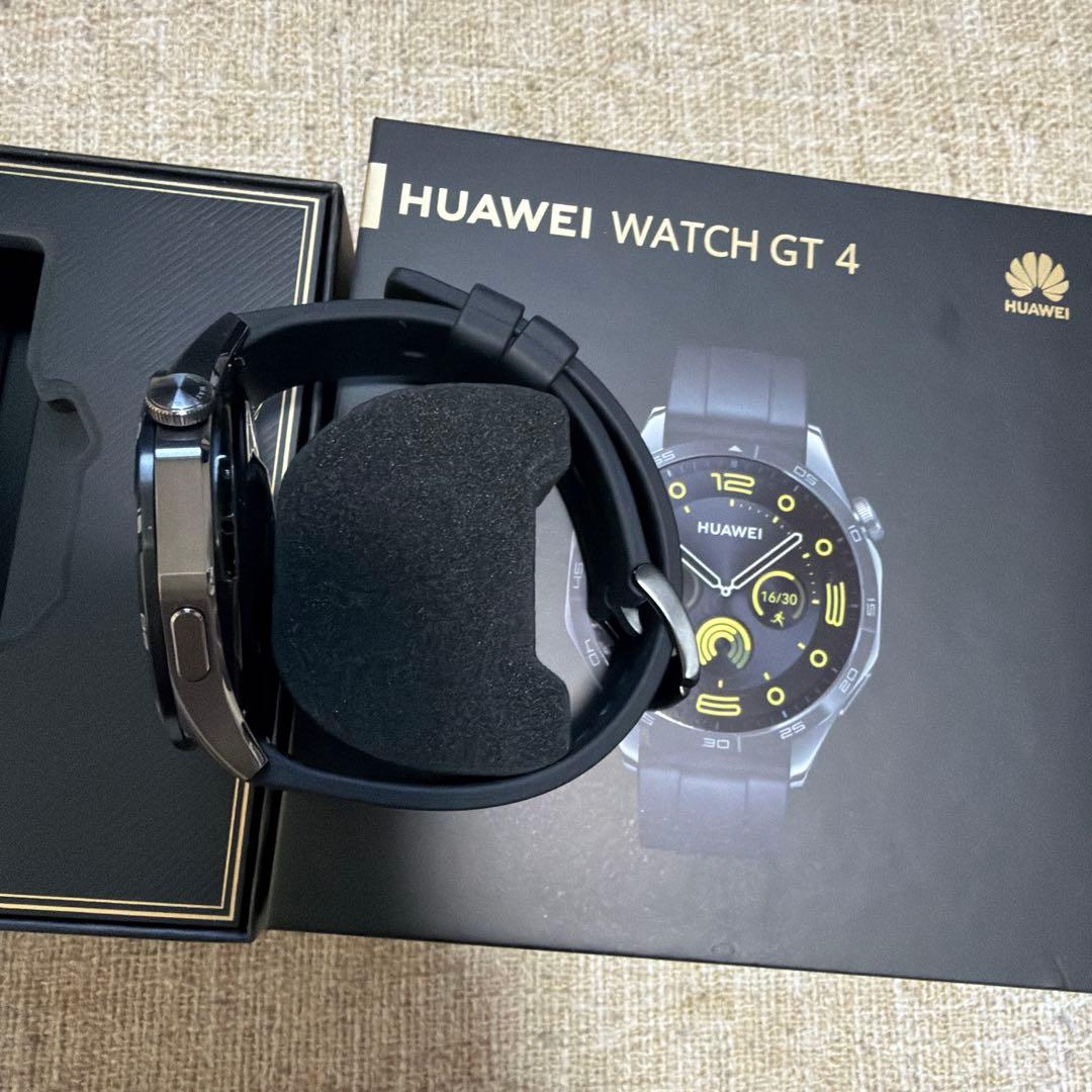美品　HUAWEI WATCH GT 4 ブラック 本体