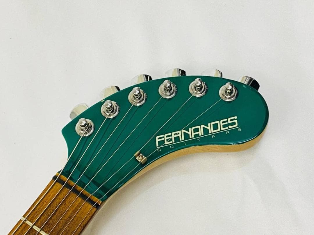 Fernandes ZO-3 Green エレキギター ミニサイズ アンプ内蔵