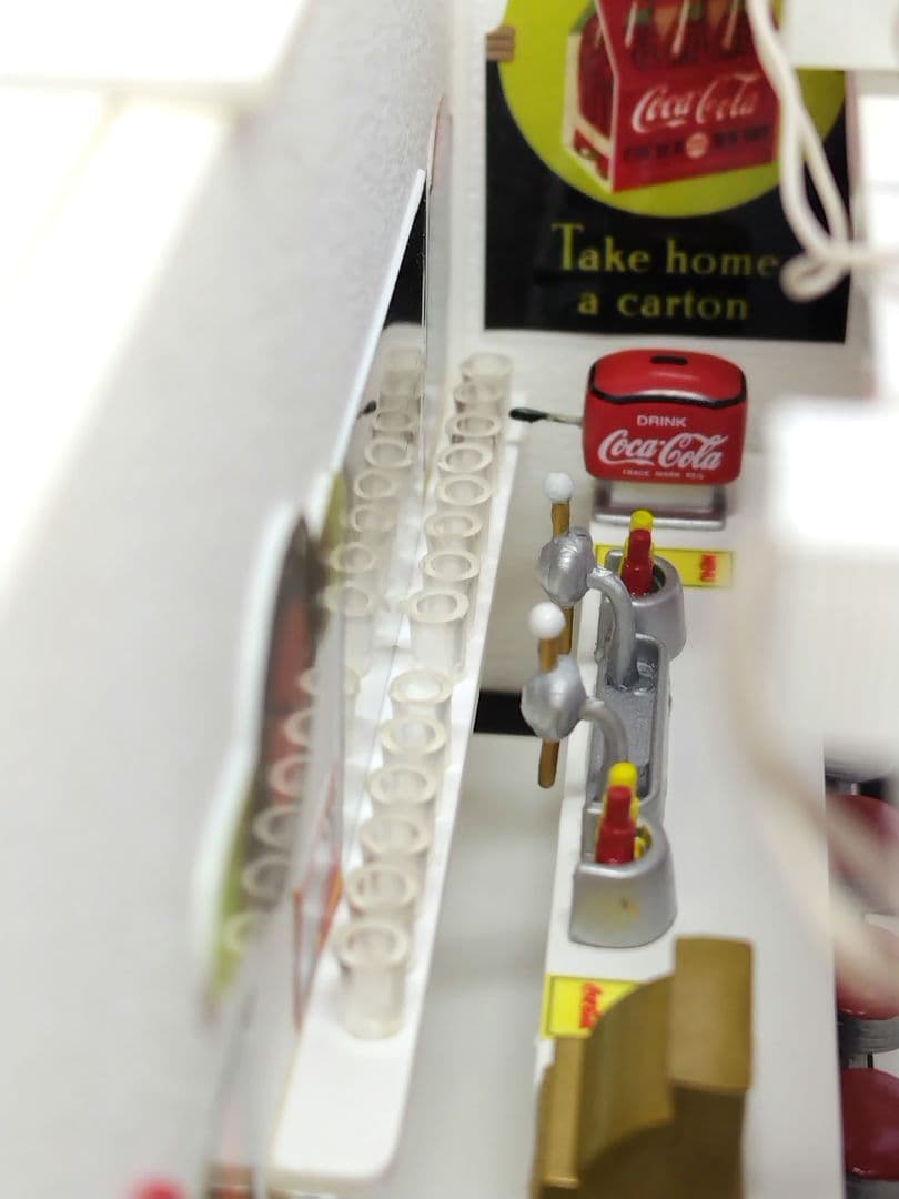【✿逸品】ダンバリーミント　コカコーラショップ 50‘ダイナー ジオラマ