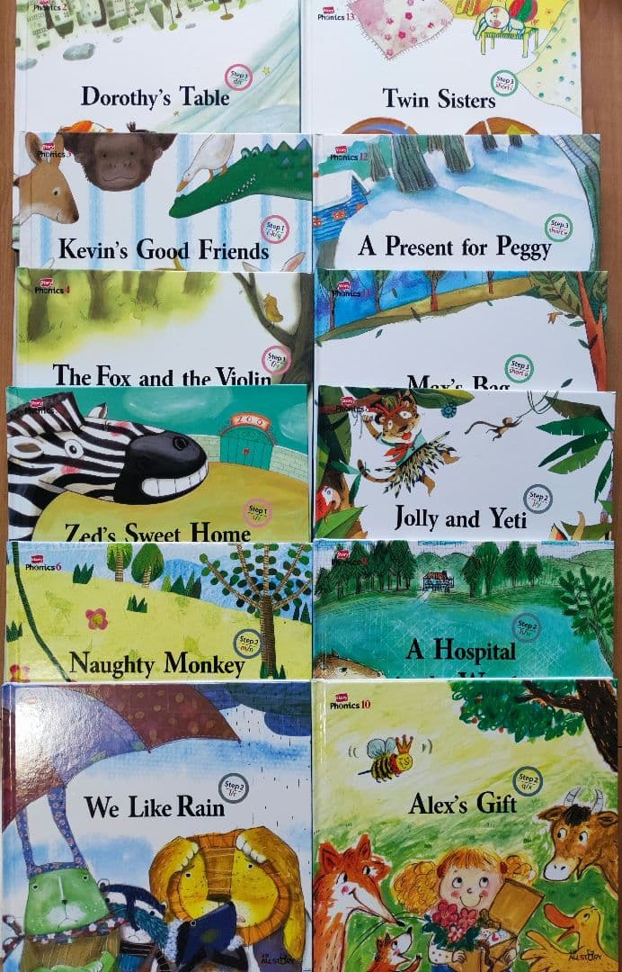 英語絵本　英語の絵本　25冊　CD6枚　ストーリー 　フォニックス