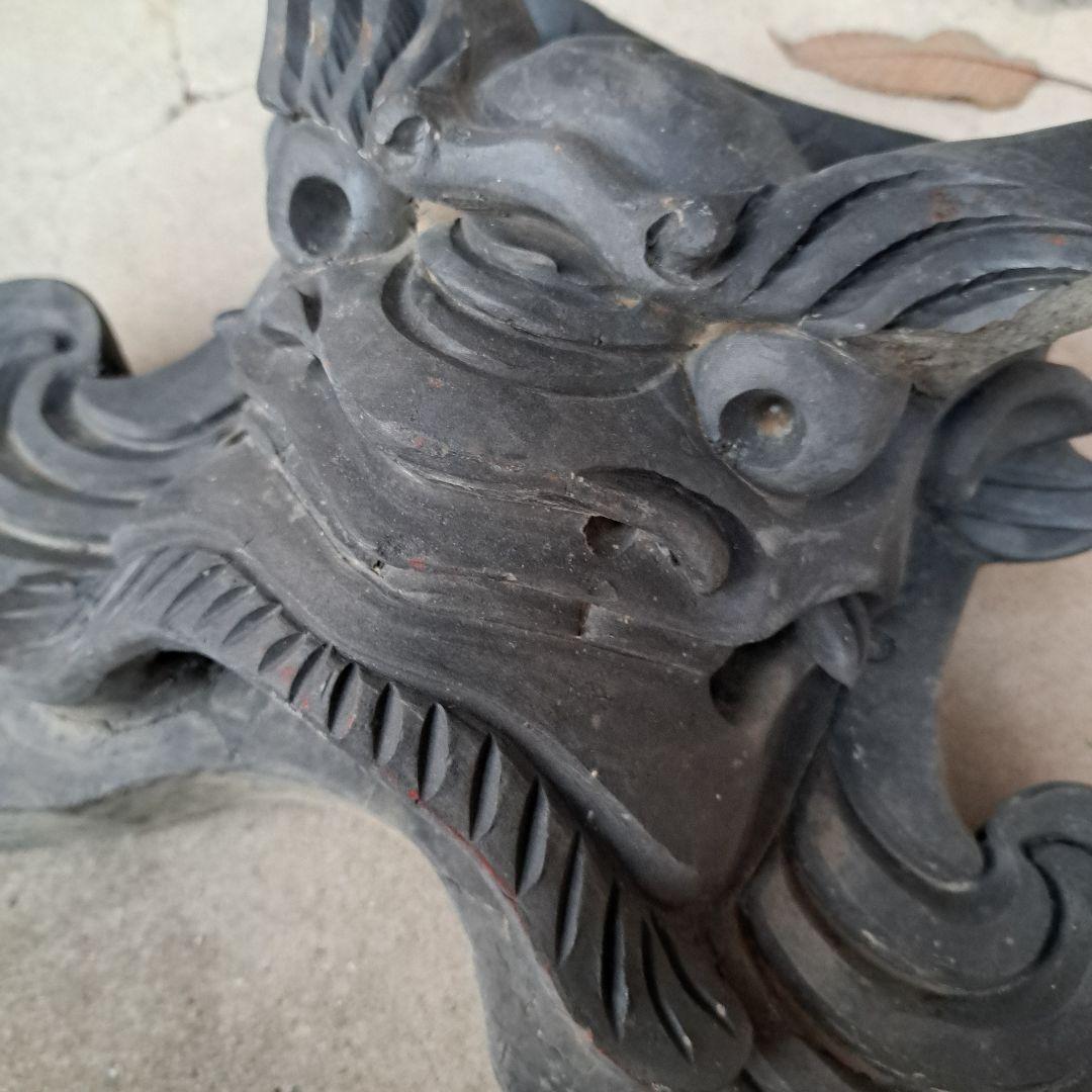 鬼瓦　魔よけ　年代物