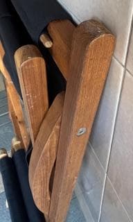  BOTANIA　折りたたみ　デッキチェア　フットレスト