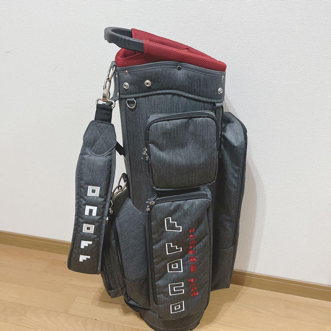 K201 onoff オノフ キャディバッグ 杢（もく）調 フード無し