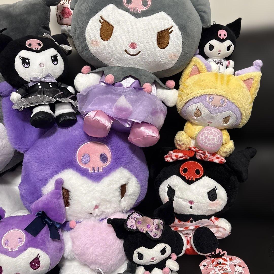 150サイズぱんぱんクロミちゃん　ぬいぐるみ　グッズ　まとめ売り　バク　ダイナー