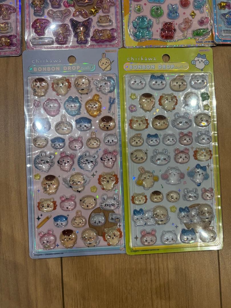 ボンボンドロップシール　うるちゅるポップシール　プチドロップステッカー　まとめ