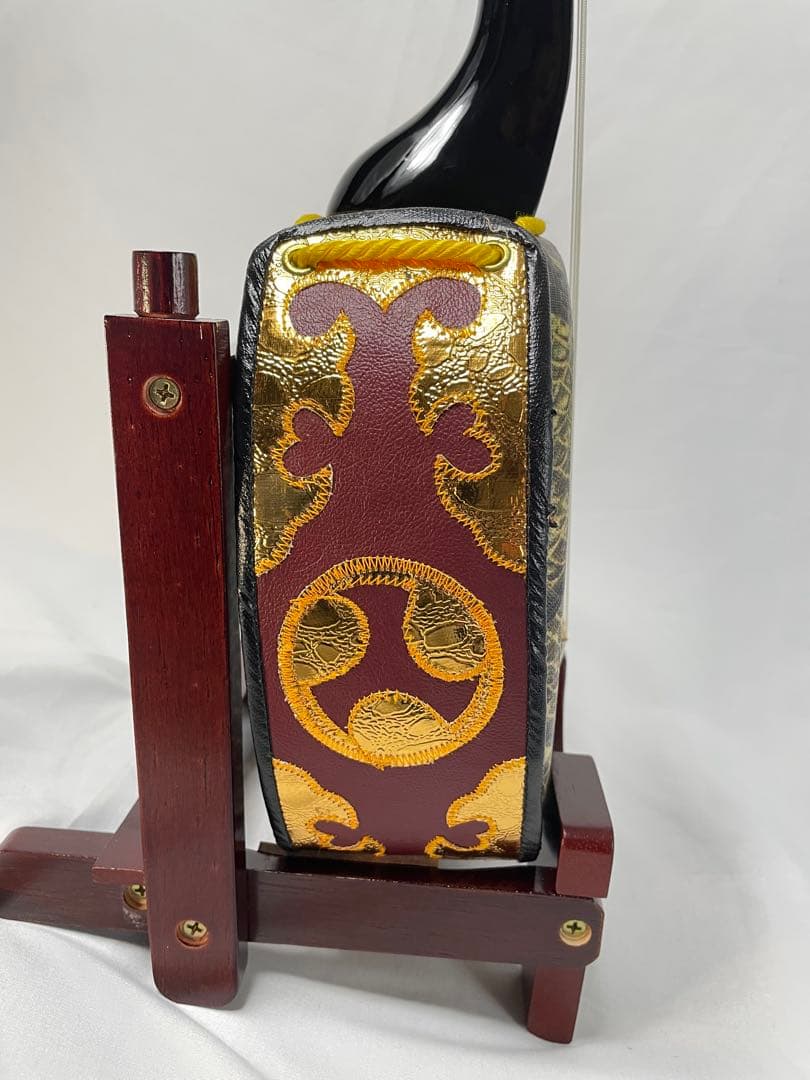 沖縄三線 ゆし木・実入り 人工皮 セミビンテージ