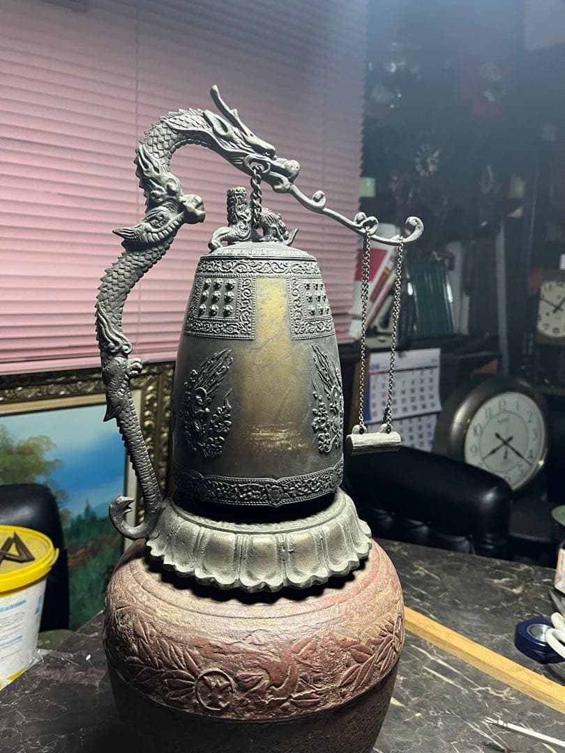 半鐘 、釣鐘梵鐘 中国骨董 半鐘釣鐘 梵鐘 中国美術
