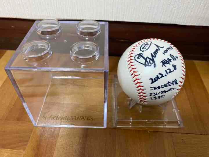 HKT48 梅本泉 直筆サインボール 福岡ソフトバンクホークス投げ込み用ボール