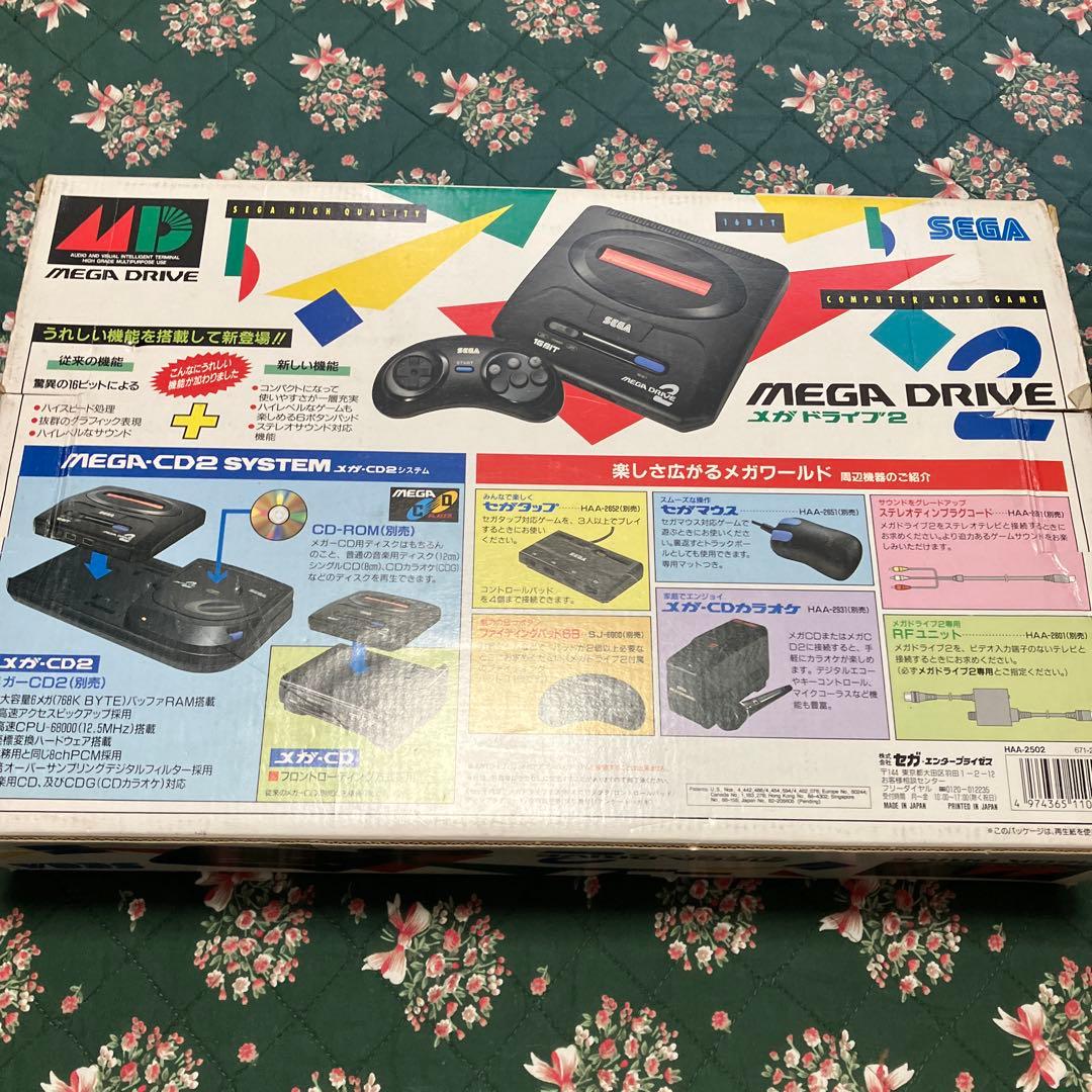 【美品】　SEGA MEGA DRIVE 2 本体 コントローラー付き