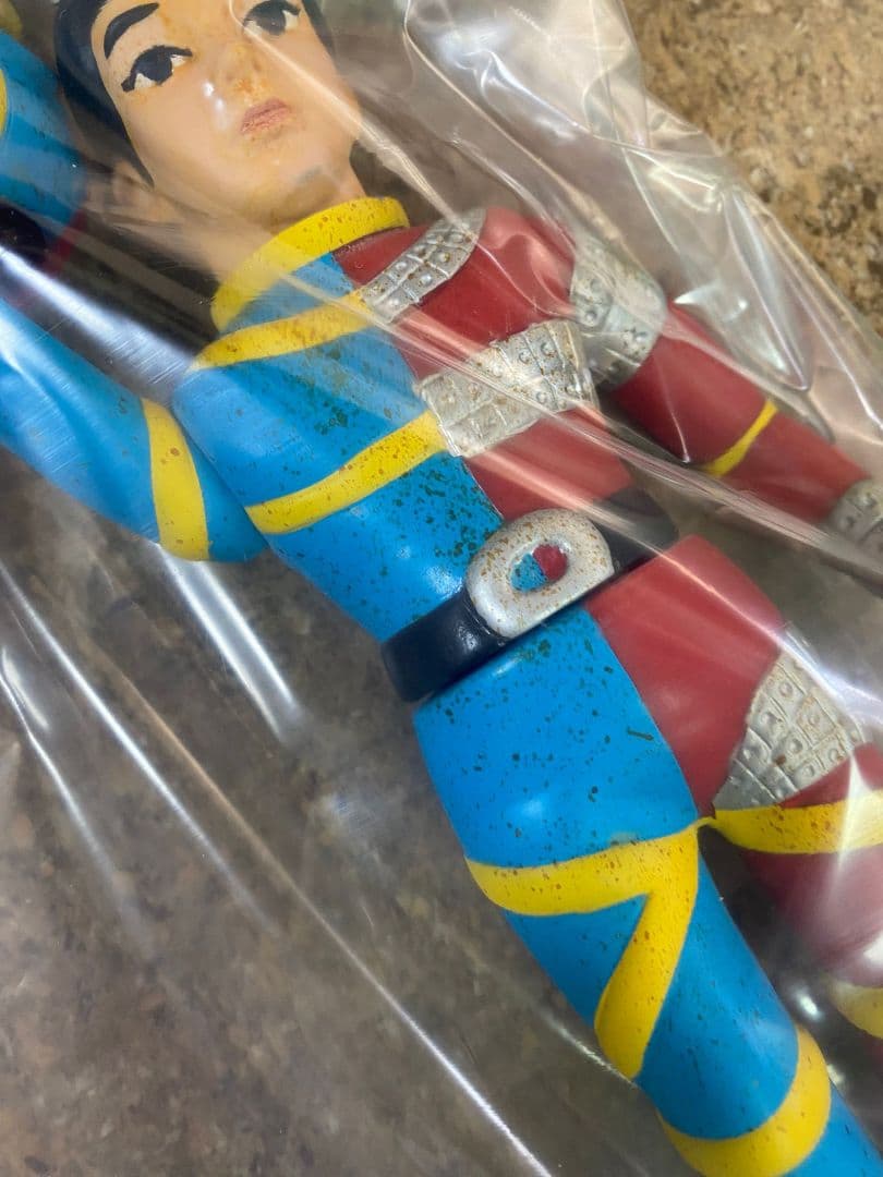 人造人間・キカイダー ソフビ人形 25cm 当時物風