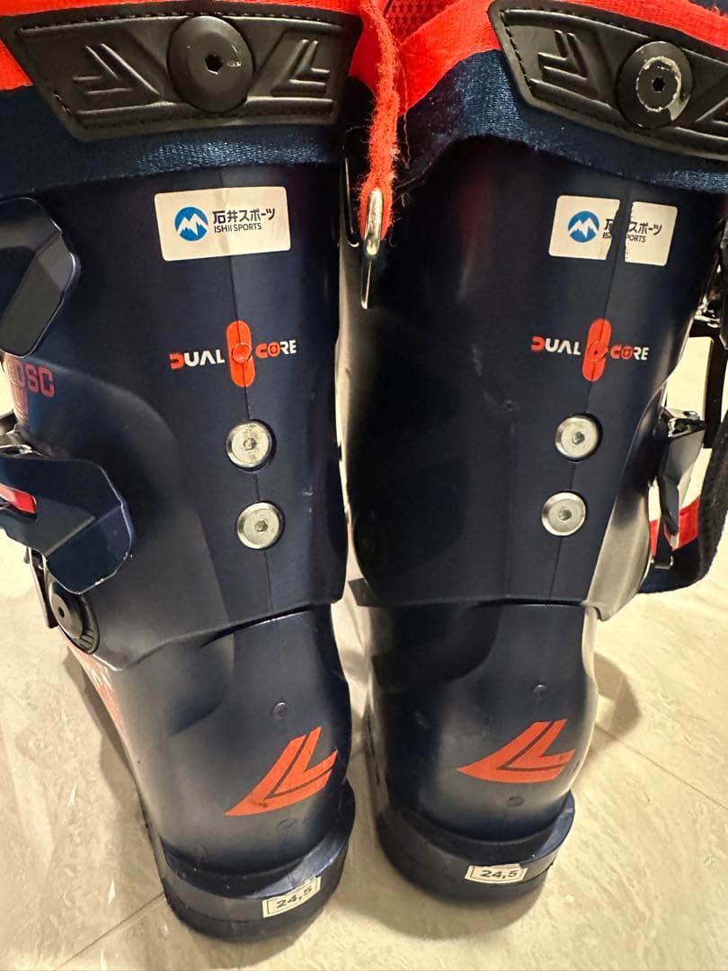 LANGE スキーシューズ　24.5cm 収納袋付き