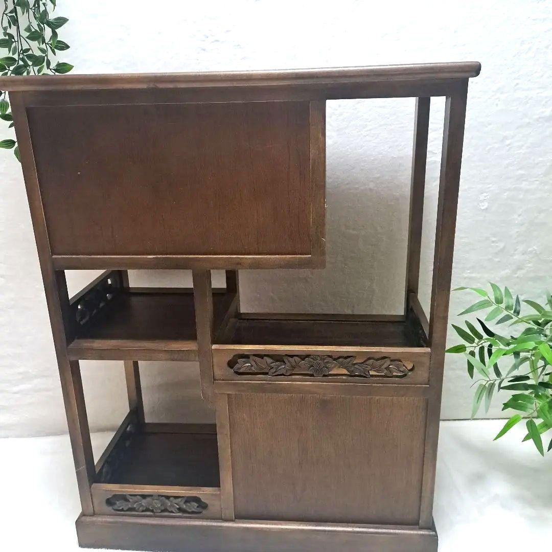 和風 昭和レトロ 水屋箪笥 茶箪笥 古家具 アンティーク古道具