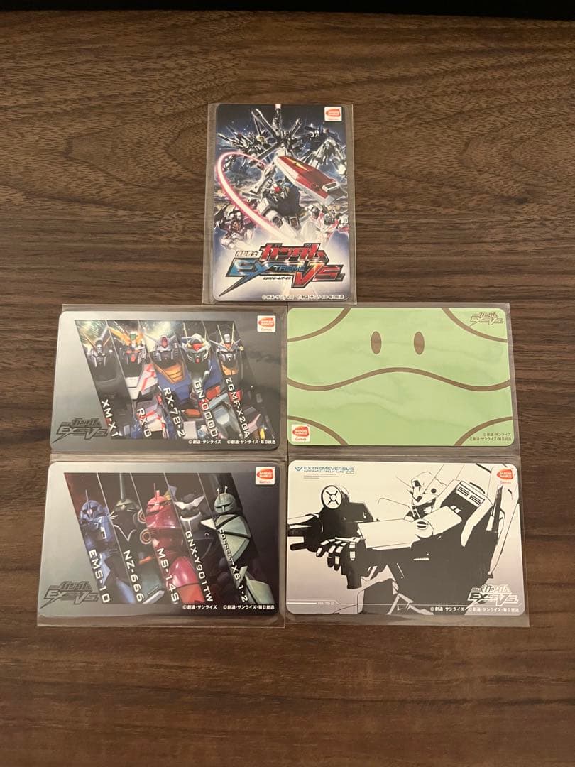 フ*ル様 希少品！機動戦士ガンダムEXVS 限定バナパスポート　5枚セット