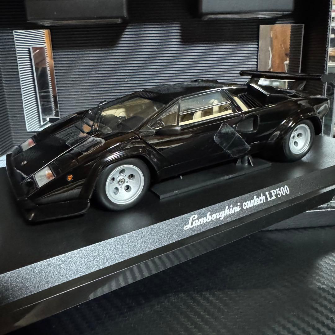 絶版未展示品 京商 1/18 ランボルギーニ カウンタックLP500ブラック