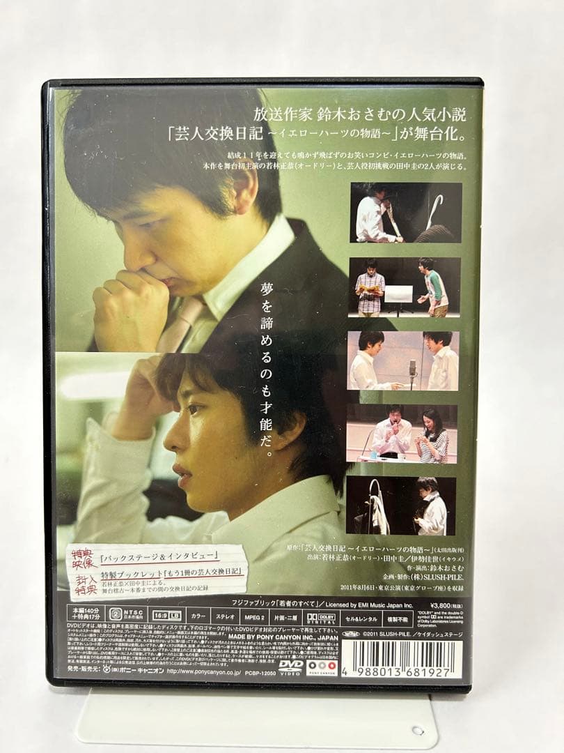 田中圭　若林正恭　芸人交歓日記 ポストカードサイン入り・NoteBook付