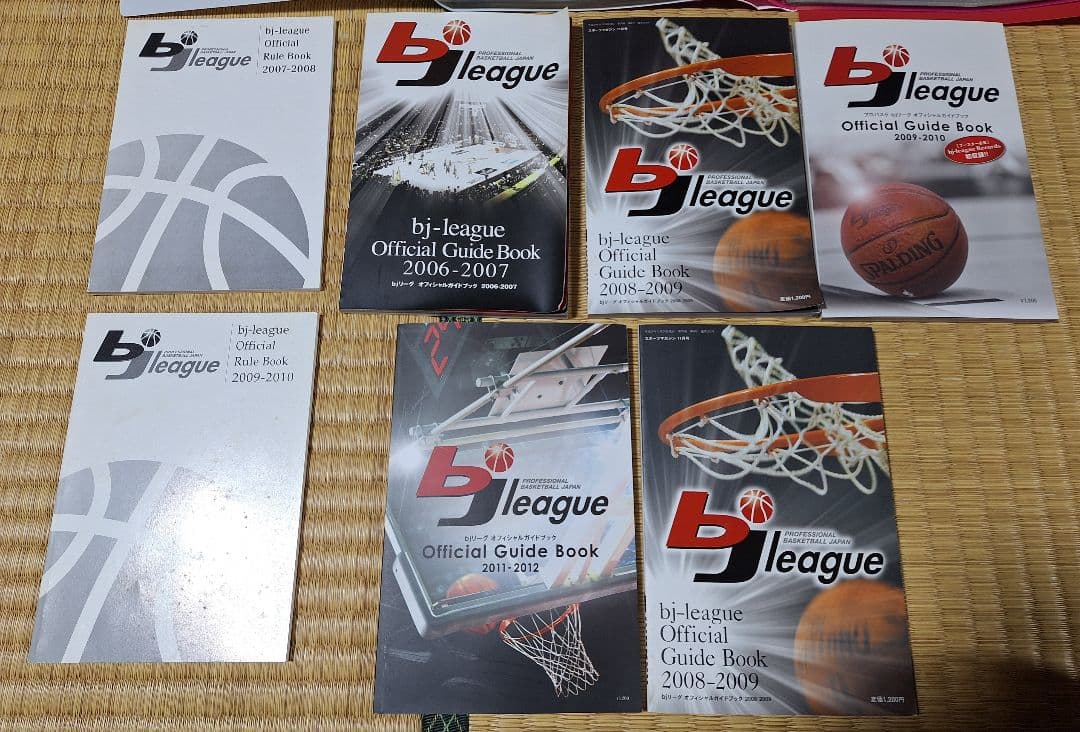 琉球ゴールデンキングス　2007年-2013年のパンフレットやカレンダー色々