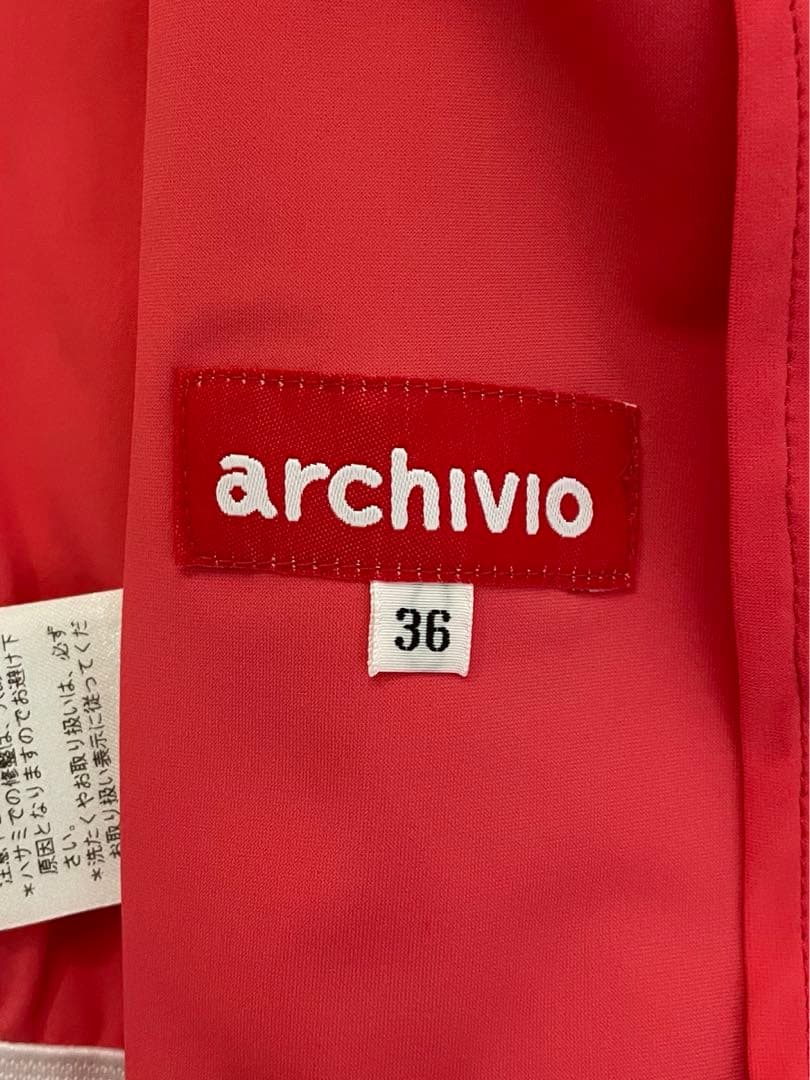 新品 未使用 archivio アルチビオ ブルゾン オレンジ レディース