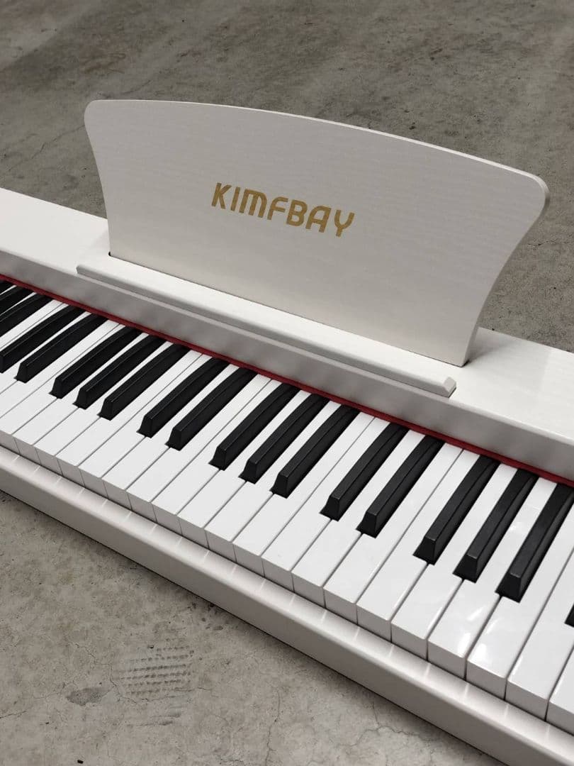 ✯＊極美品＊✯KIMFBAY 木製電子ピアノ 88鍵盤 スタンド付き