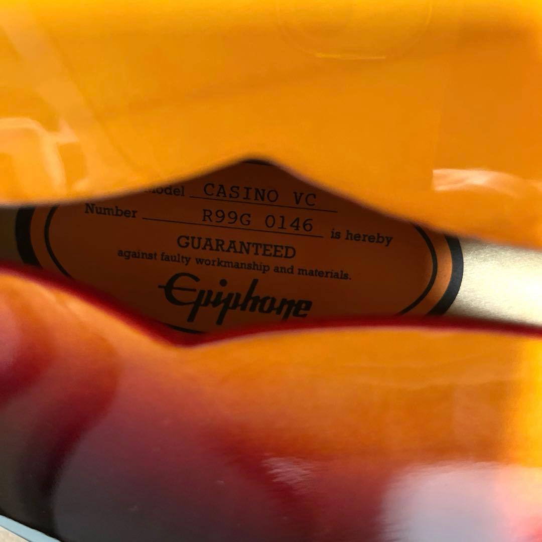 Epiphone エピフォン CASINO VCエレキギター