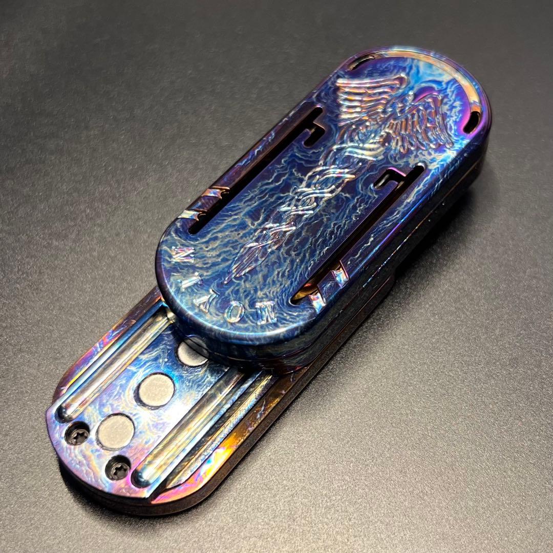 「正規品」ZD Scepter 音叉EDCフィジェットトイ　双音叉入り チタン製