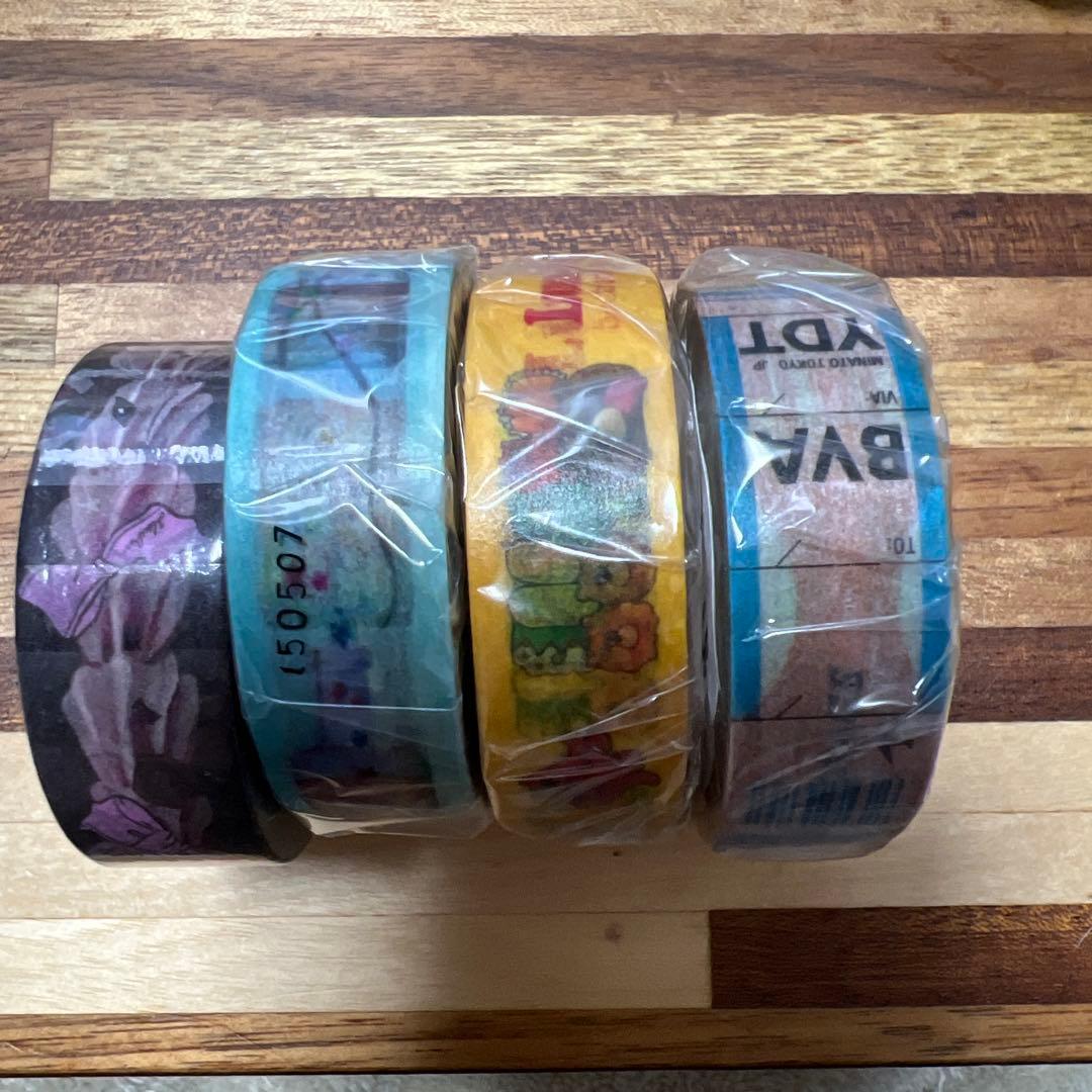 新品未開封 作家 マスキングテープ オカッパラバー frankenji