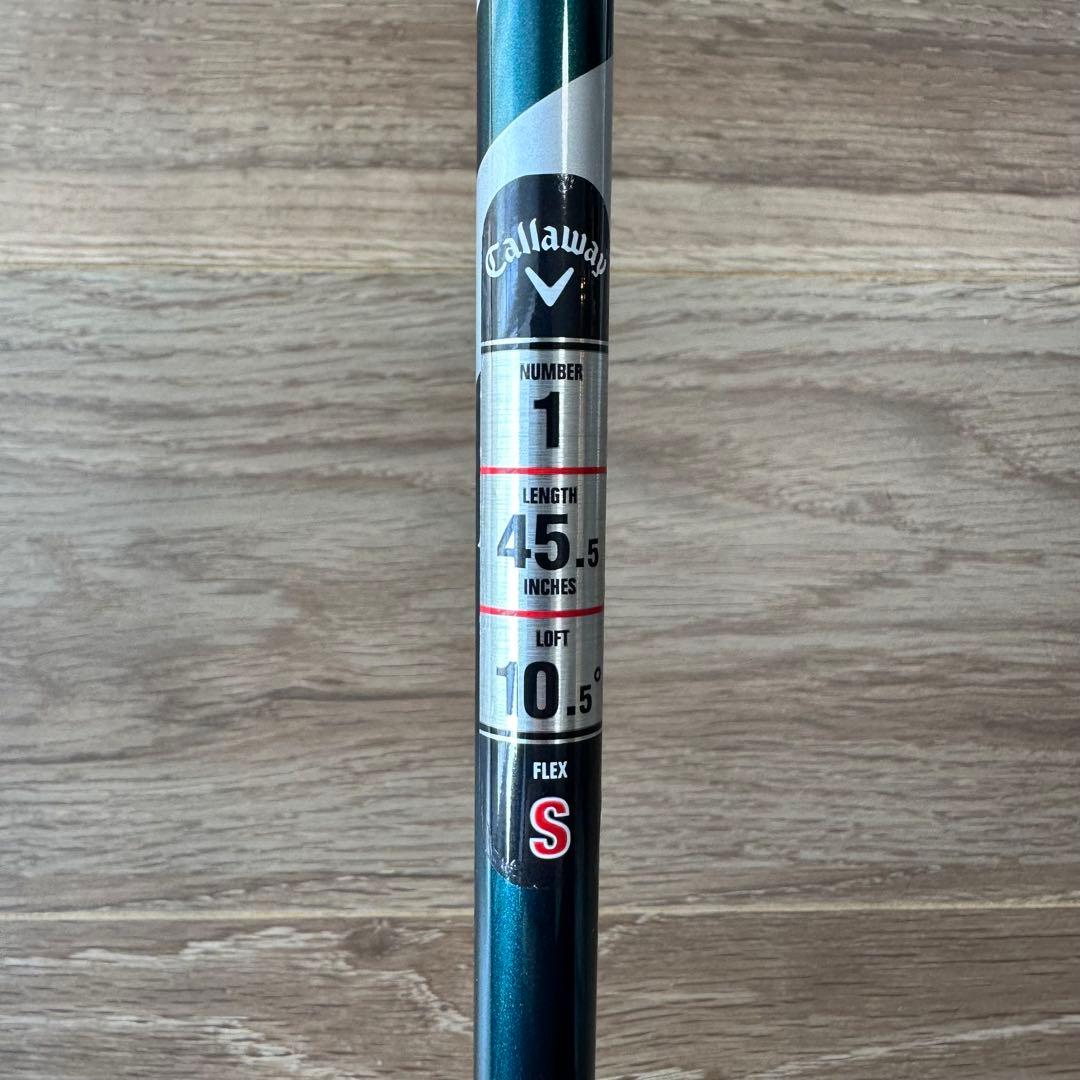 美品 直営店購入 キャロウェイ エリートドライバー 10.5° 純正Sシャフト付