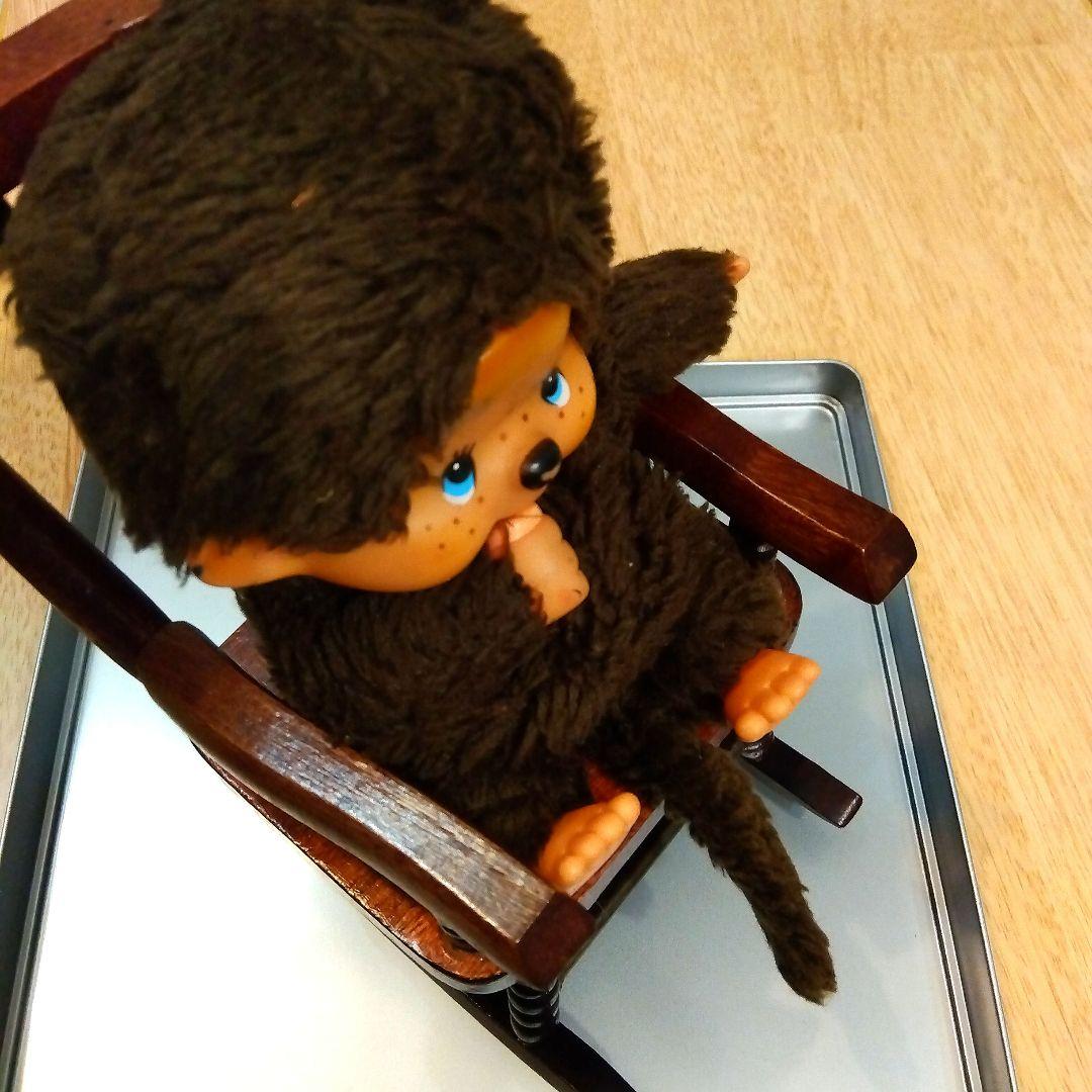 お宝大放出！昭和レトロ　Sekignchiモンチッチ1974年製 ゆり椅子付き