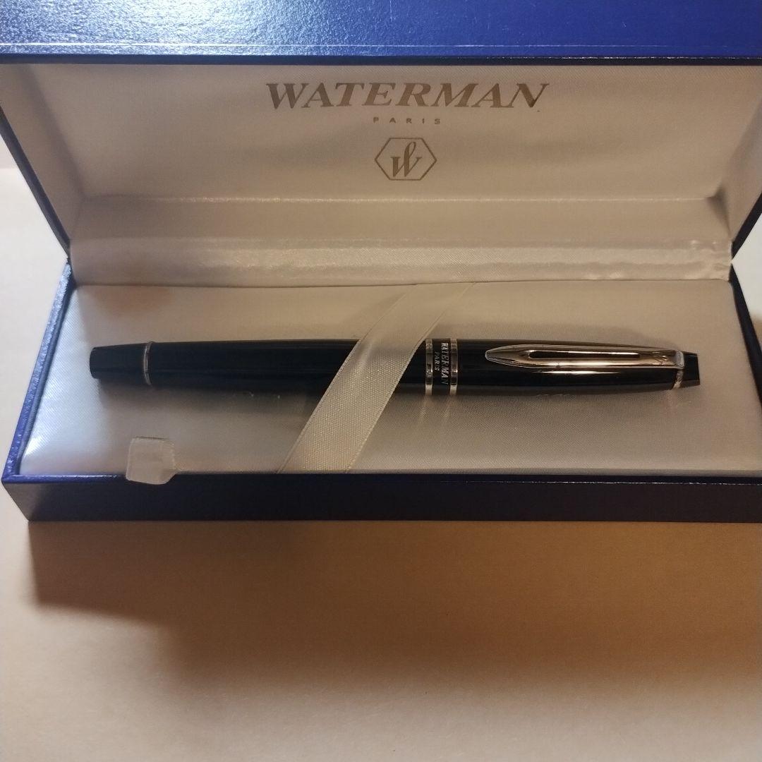WATERMAN エキスパート ブラック 万年筆 フランス製