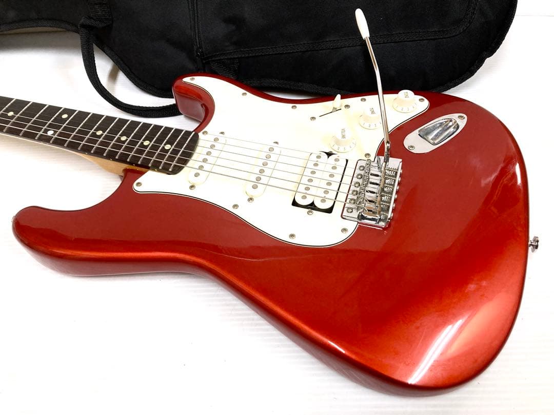 ◆BUSKER'S◆ストラト エレキギター BH1 CAR チューナー／ケース付