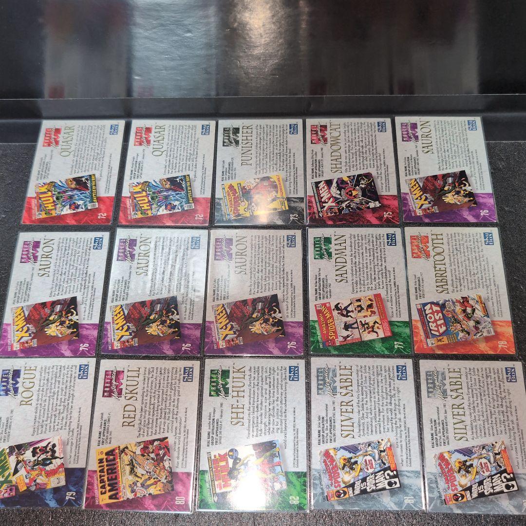 MARVEL トレーディングカード まとめ メルカリ便